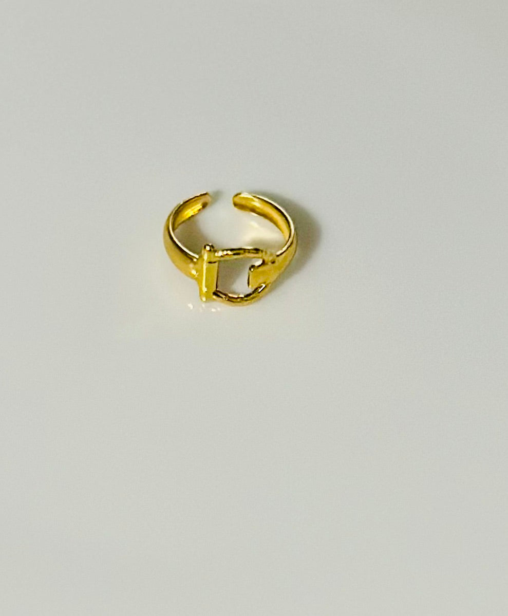 Bold Anti Tarnish adjustable Ring