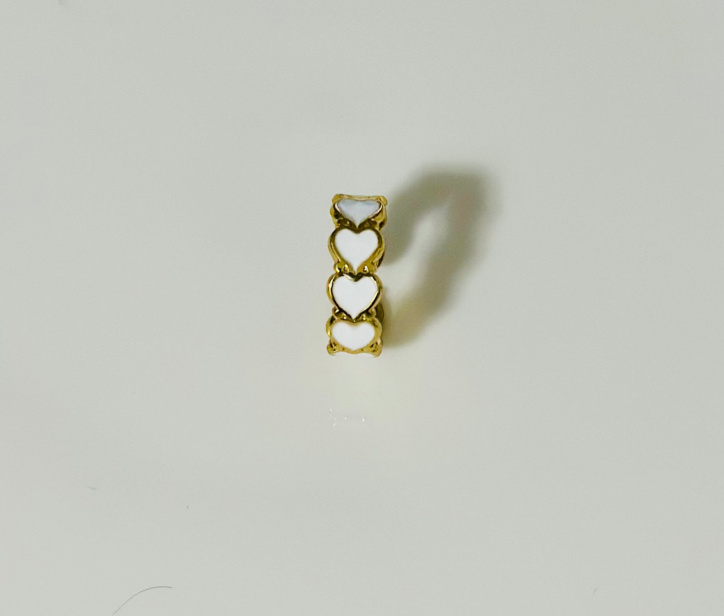 Anti Tarnish heart Shaped Band