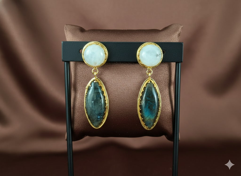 The Moon & Galaxy Earring drops