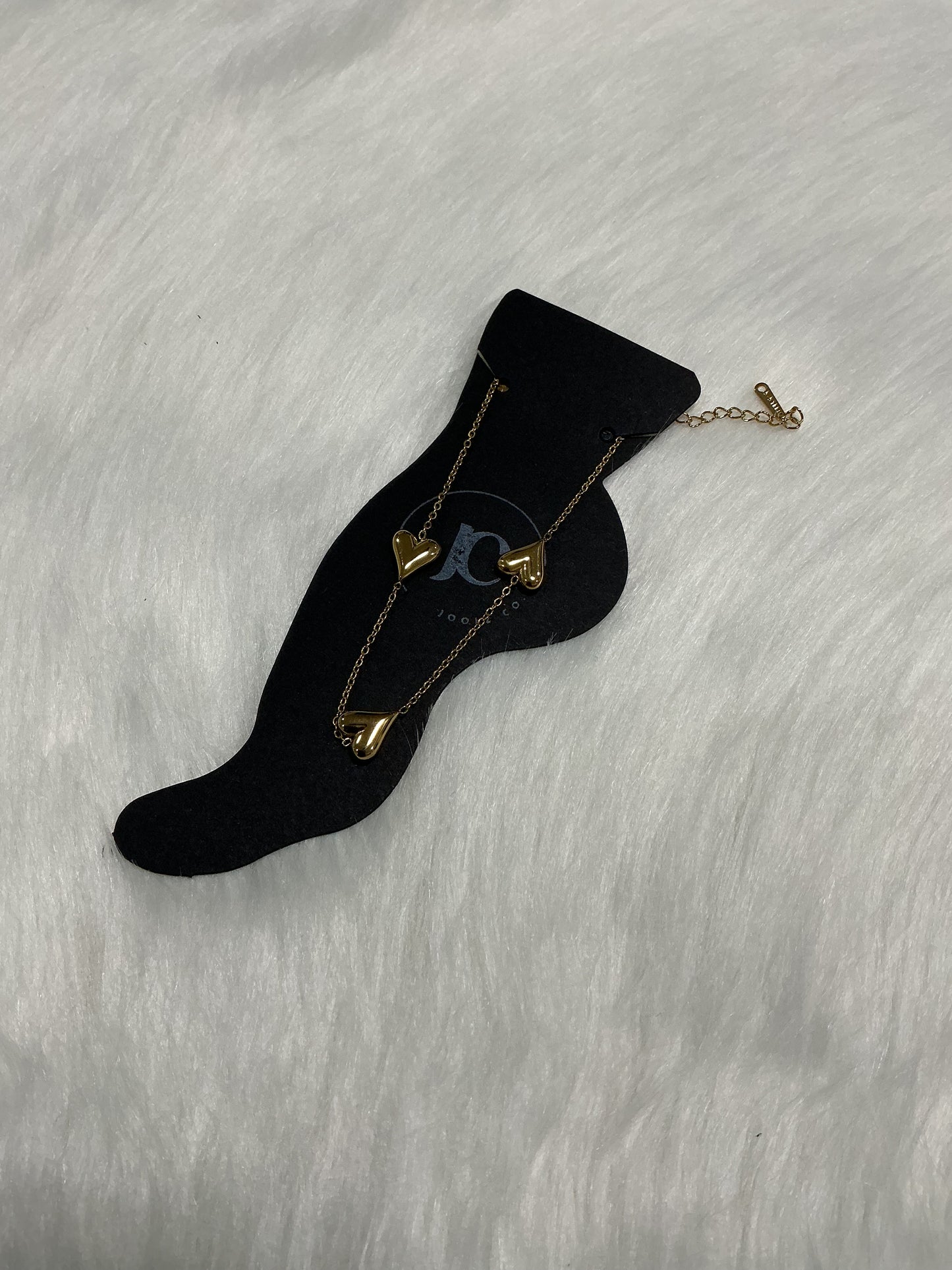 Whispering Chain Anklet2 by JOOLZ Co. 18K Gold Plated Long-Lasting Anti-Tarnish