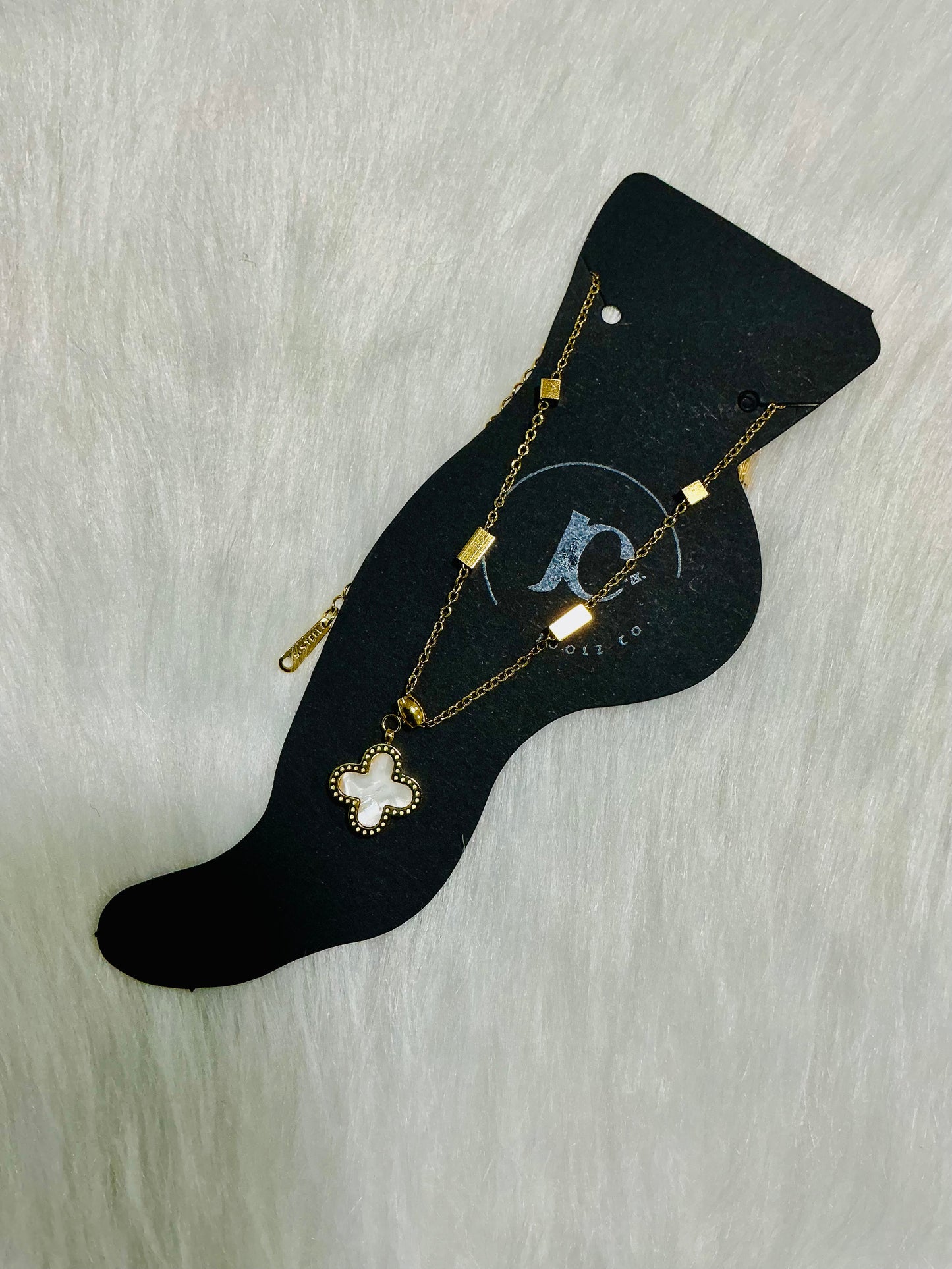 18K Gold Plated Anti-Tarnish Long-Lasting Flower Charm Anklet