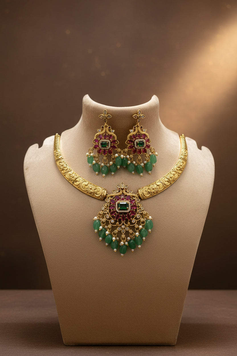 The "Mayura" Victorian Antique Bangle Set