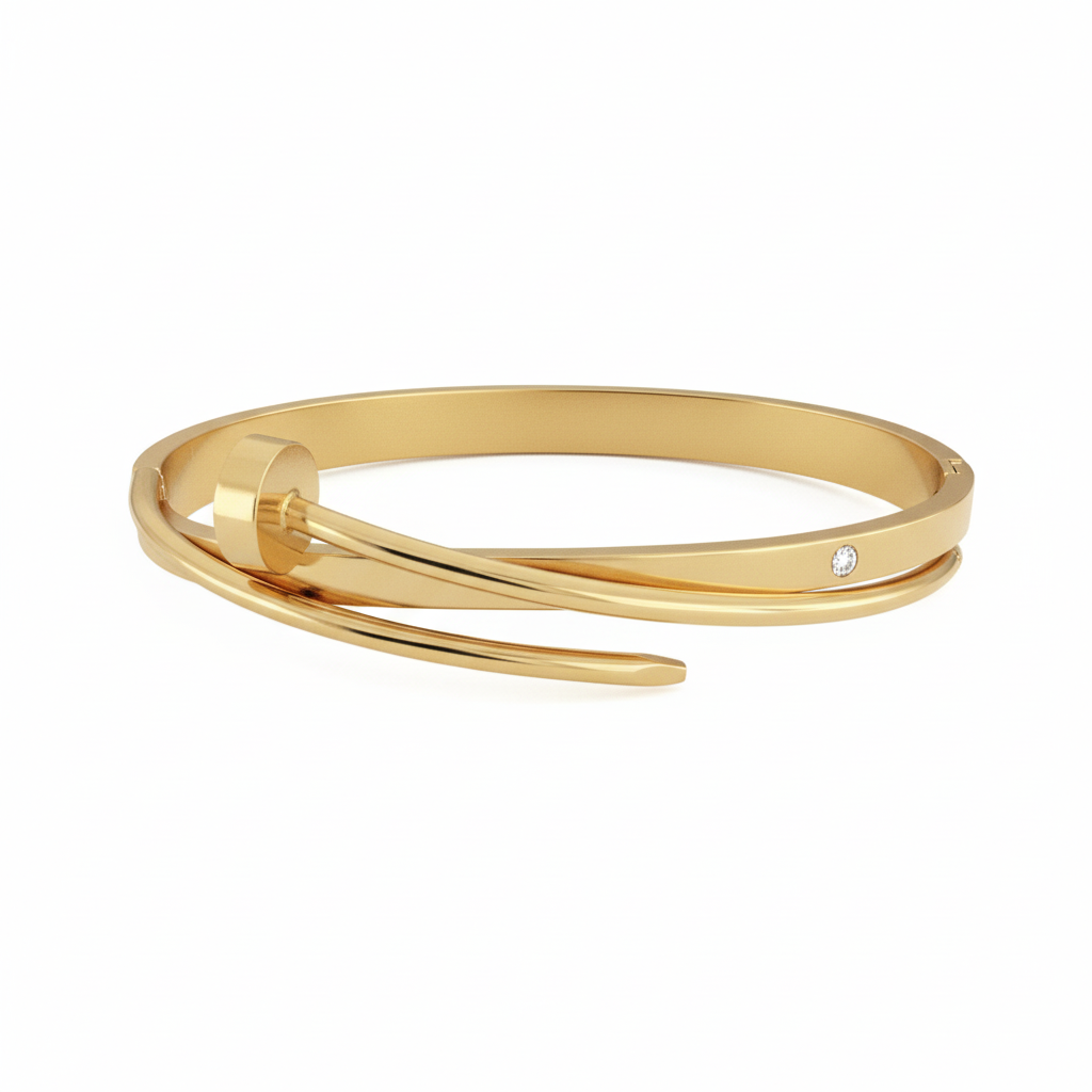 The Lustre Nail: Triple-Wrap Pavé Statement Bangles Collection