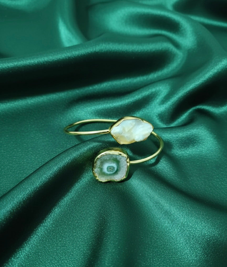 The Moon & Moss Cuff