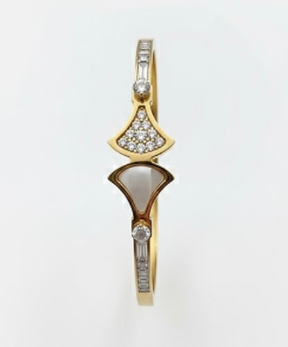 The Horizon Dual-Texture Bangle