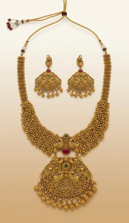 The Regal Peacock Haram Set