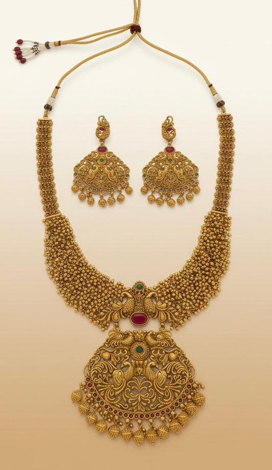 The Regal Peacock Haram Set