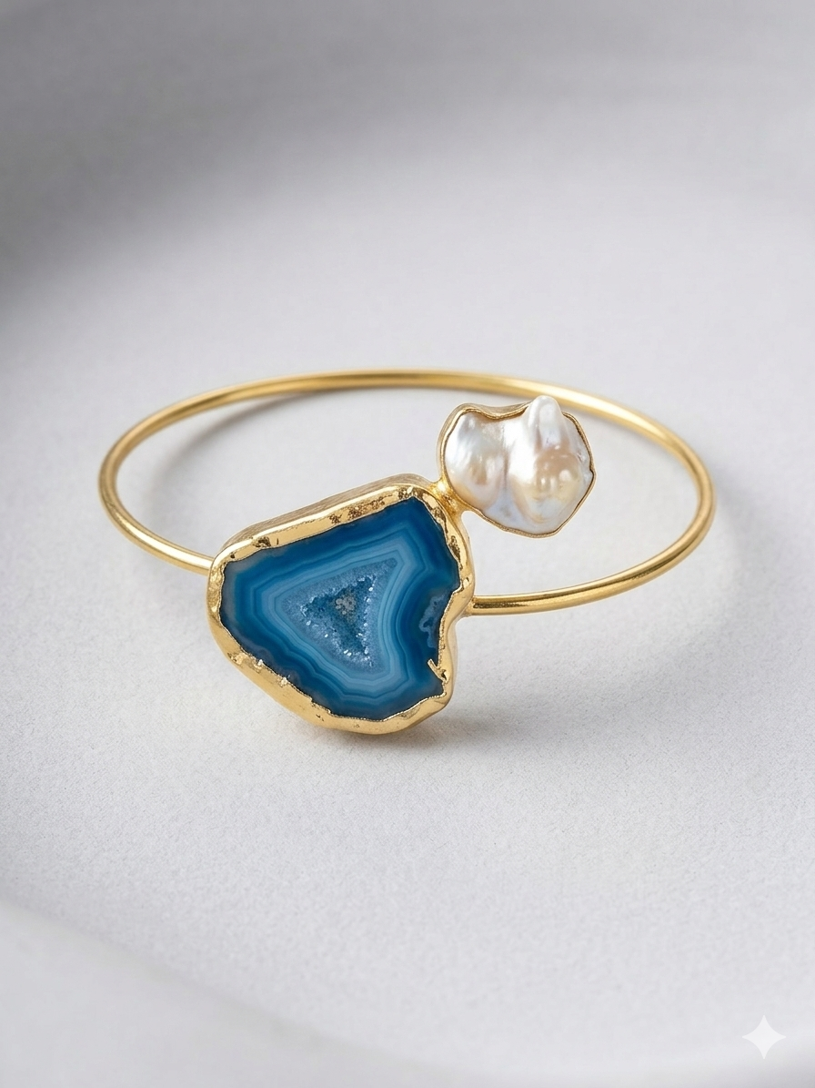The Moon & Moss Cuff